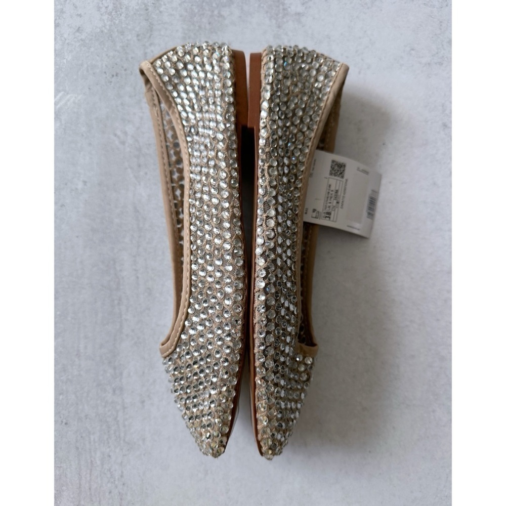 Mango Rhinestone Ballet Flats - Picture 2 of 7